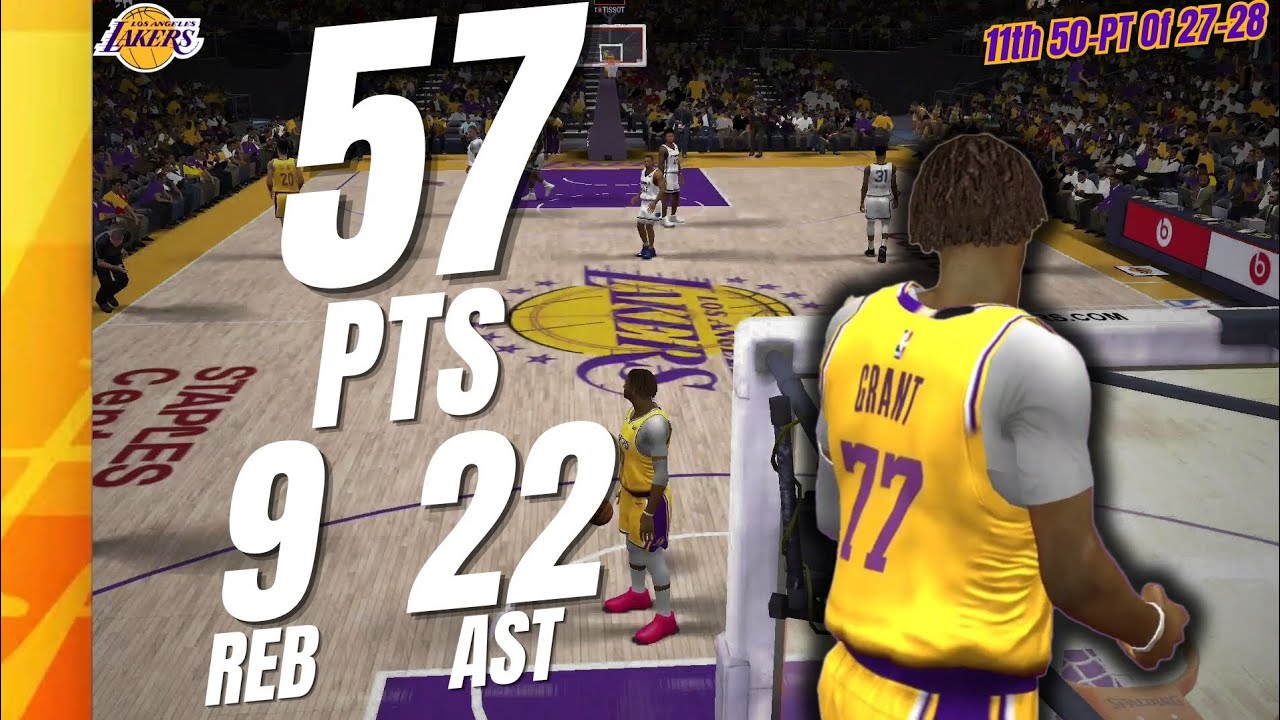 Koa Grant Stuffs Shatsheet as Lakers Continue Historic Season (11th 50+ Of 27-28)