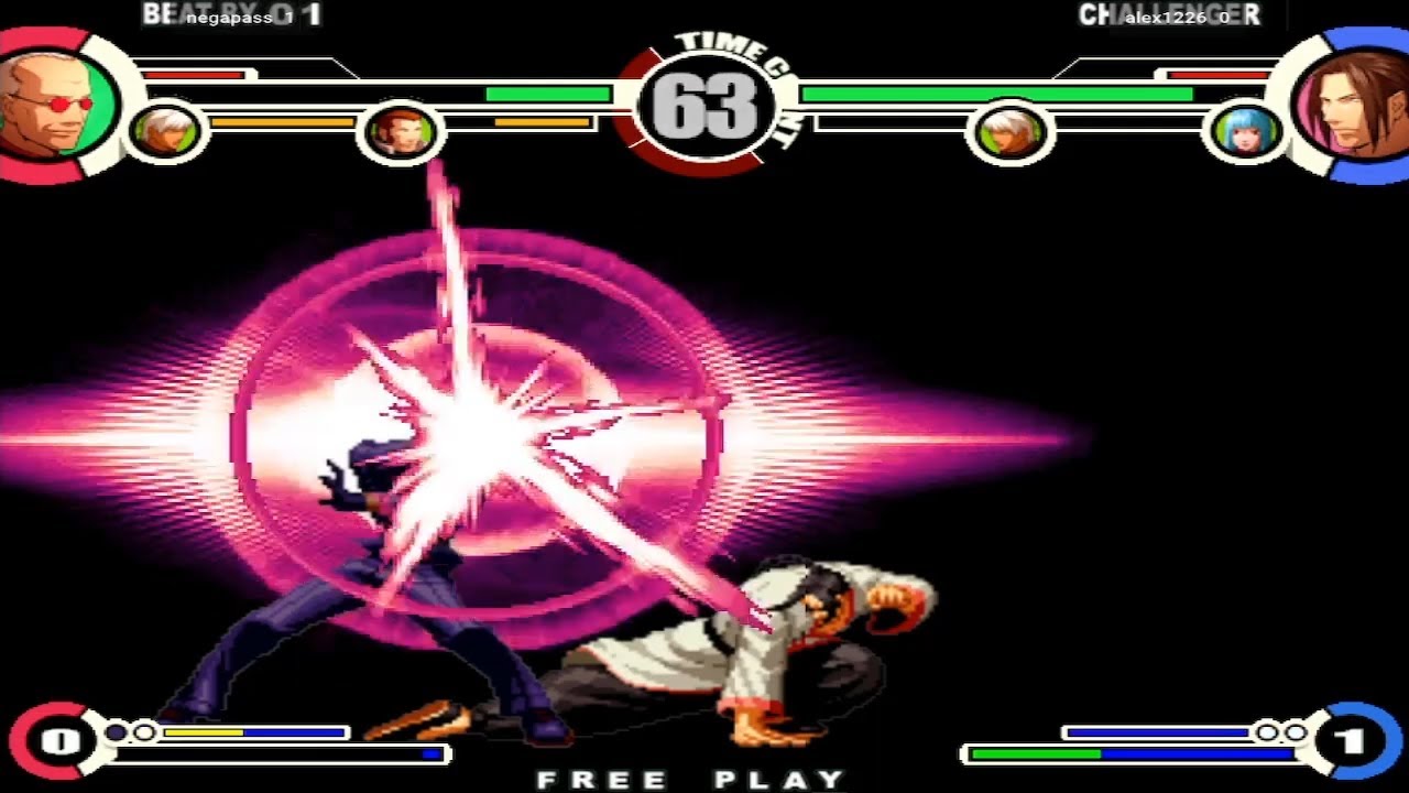 Fightcade 👊 The King Of Fighters XI 👊🏾 Negapass 🇰🇷 🆚 Alex1226 🇯🇵  FT10 👊 Rematch 4 👊🏾