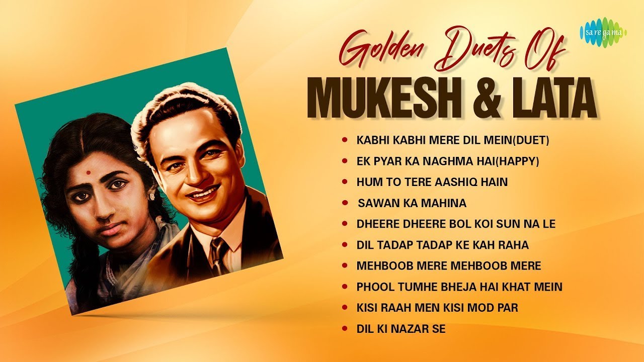 Mukesh & Lata Mangeshkar Golden Duets | Kabhi Kabhi Mere Dil Mein | Ek Pyar Ka Nagma | Dil Ki Nazar