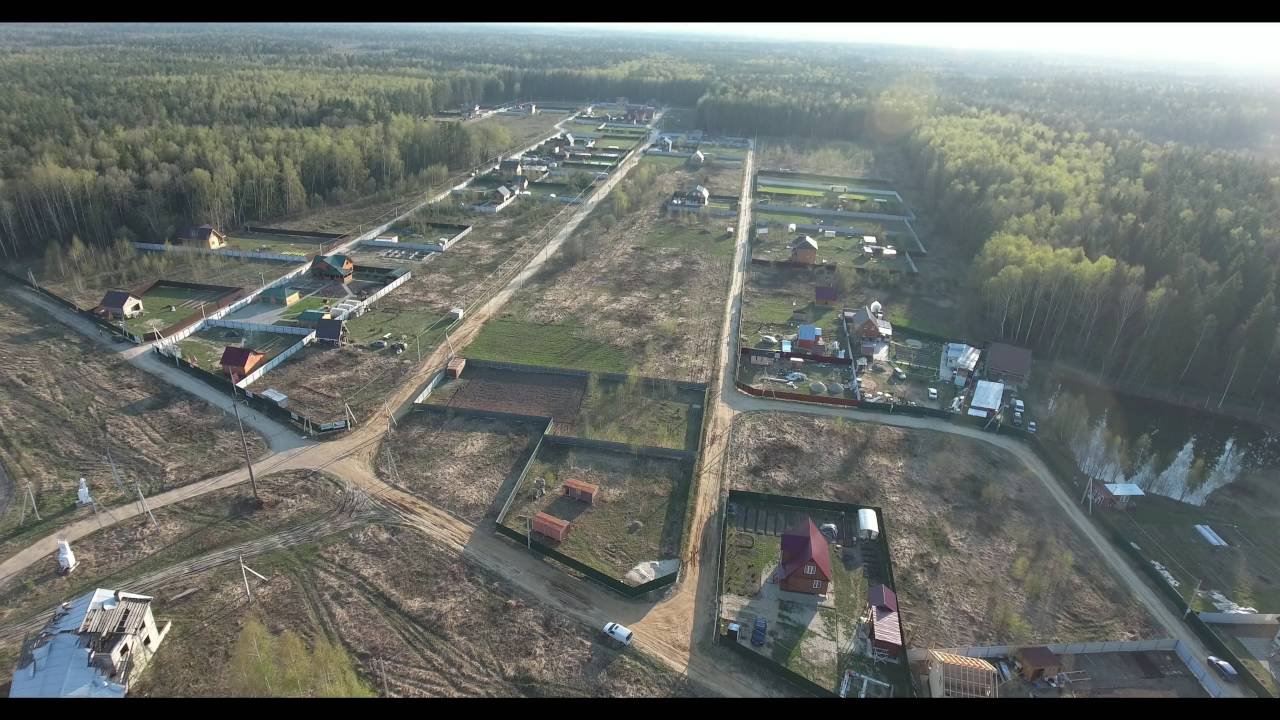 Полёт над Щекавцево, Ногинский район, Московская область, Россия