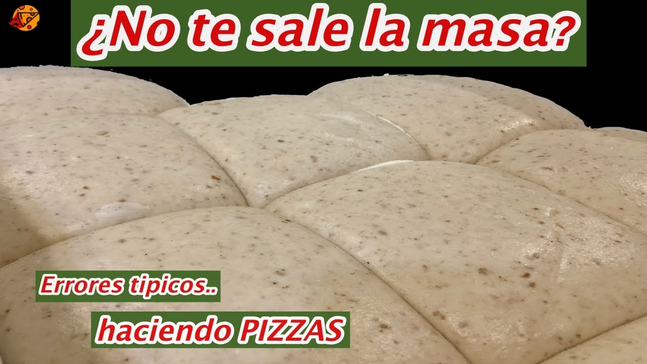 A.B.C. DE LA PIZZA 🇮🇹l ERRORES tipicos HACIENDO MASA. l Explicación teórica.