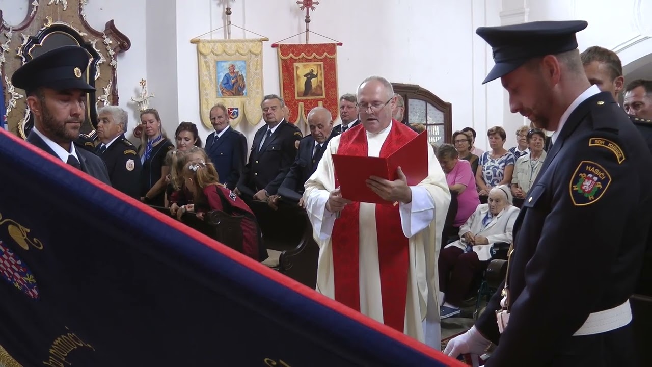 Svěcení praporu SDH Knínice