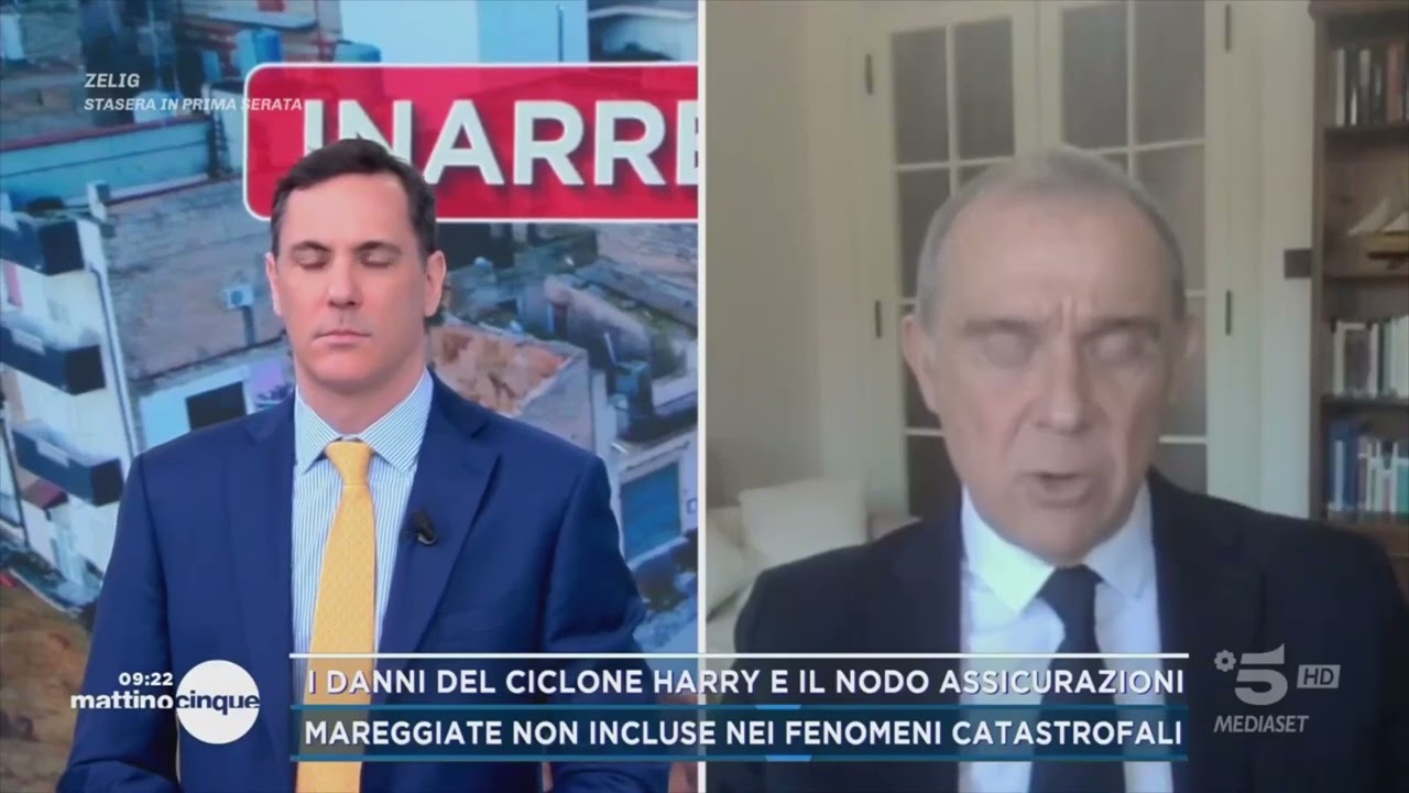 Ettore Licheri in collegamento con Mattino5 - 02/02/2026