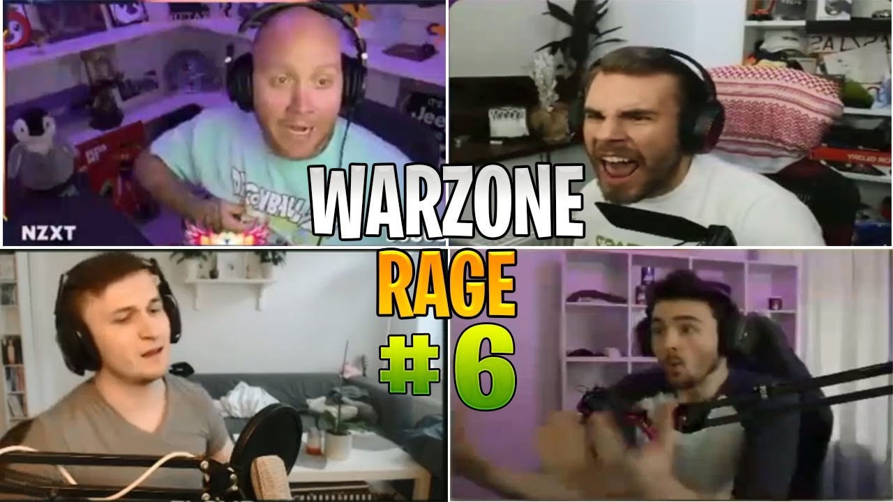 Warzone Twitch Streamers Ultimate Mega Rage compilation #6