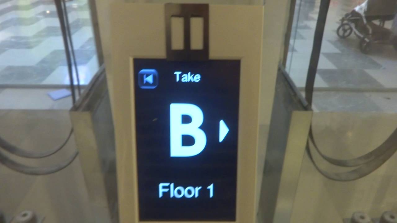 Schindler PORT Traction Scenic Elevators at Oshiland Mall in Kfar Saba