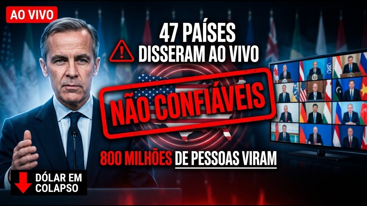 CARNEY COLOCOU O MUNDO INTEIRO CONTRA TRUMP EM 43 MINUTOS DE TELEVISÃO