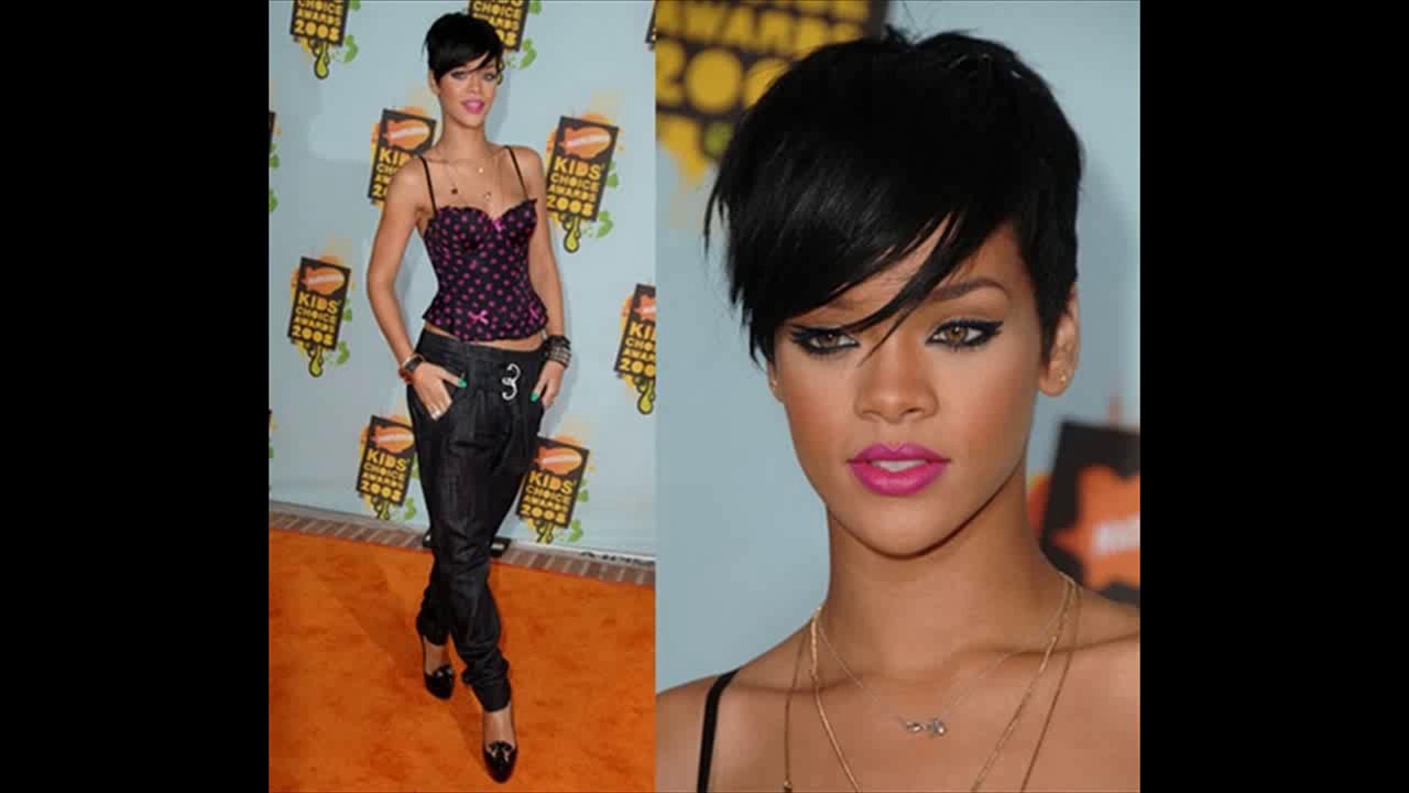 Rihanna short hair style