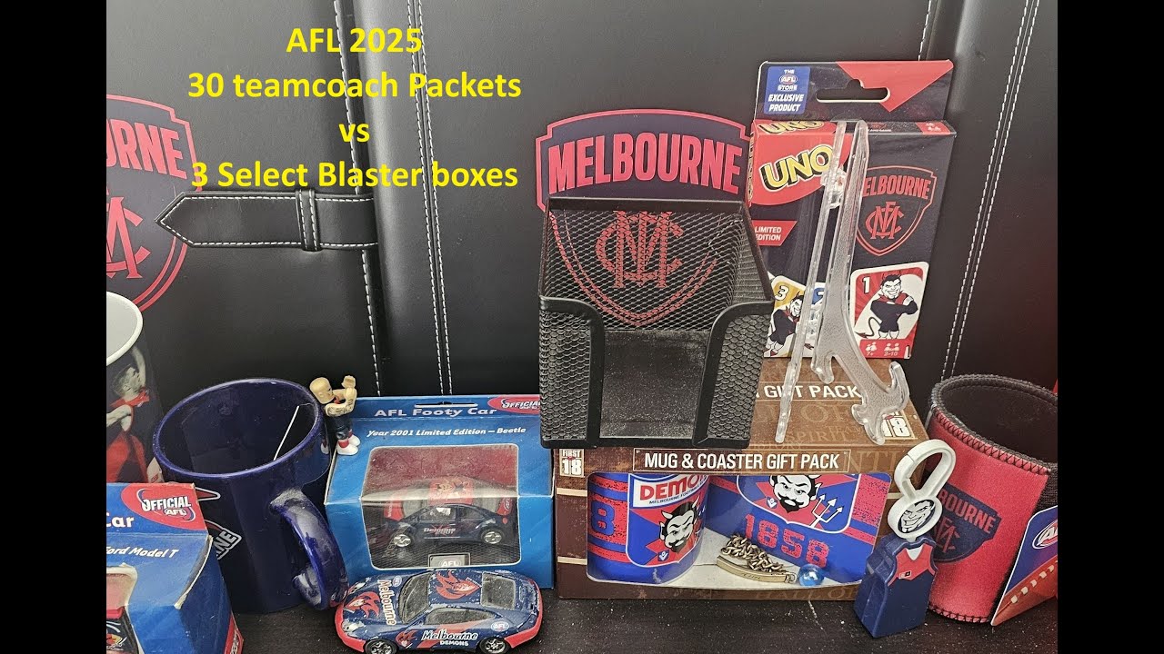 HUGE AFL 2025 End of Season Packets - 30 packets Teamcoach vs 3 Select Blaster Boxes #sportscards