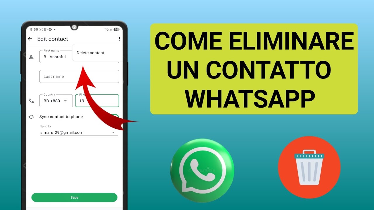 Come eliminare un contatto WhatsApp | Elimina i contatti salvati da WhatsApp