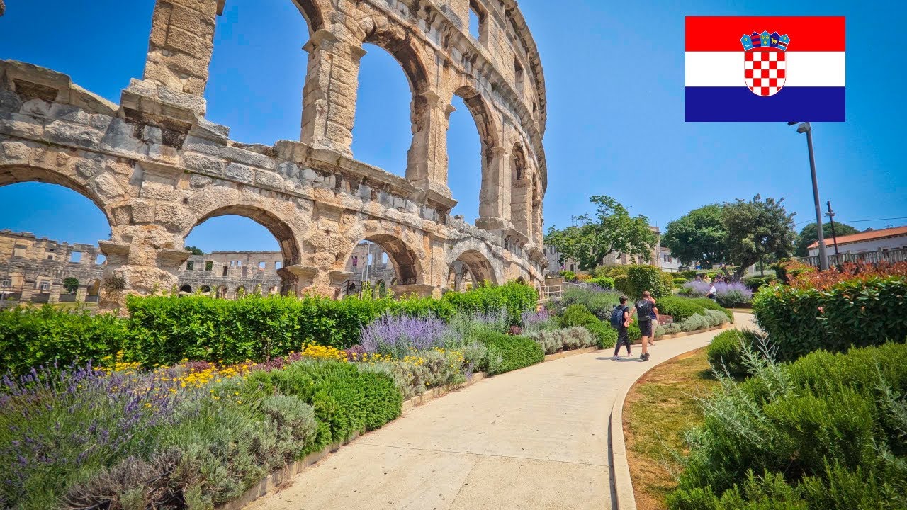 Suntem socati sa descoperim asta in Croatia !!! Am ajuns la Pula lor !!!
