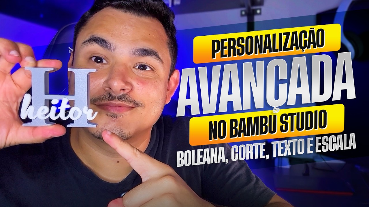 Domine o Bambu Studio: O segredo das Partes Negativas e Malha Boleana.