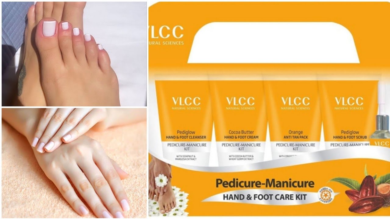 VLCC Pedicure-Manicure Hand & foot cream review, DEMO, how to use VLCC manicure pedicure kit steps