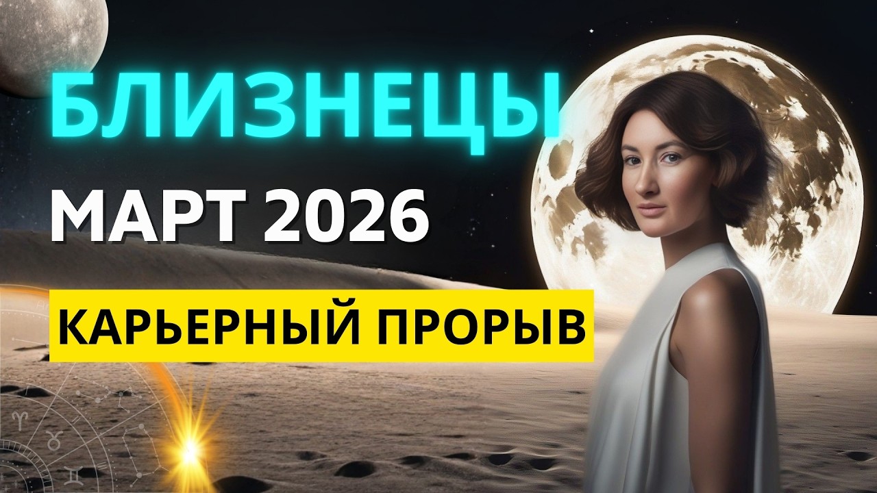 БЛИЗНЕЦЫ ♊ март 2026 — ВАШ ВЫХОД на НОВЫЙ УРОВЕНЬ!