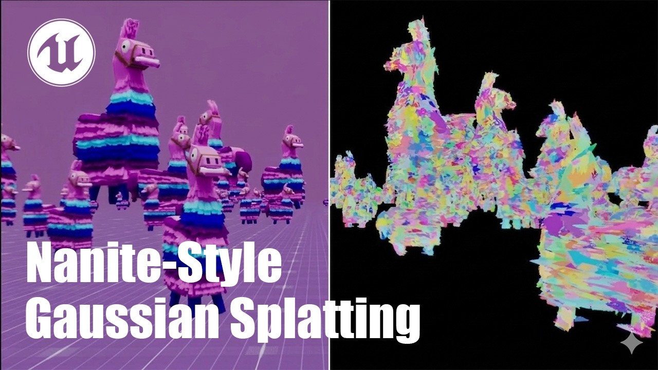 Nanite-Style Gaussian Splatting Render in Unreal Engine | NanoGS Plugin FREE
