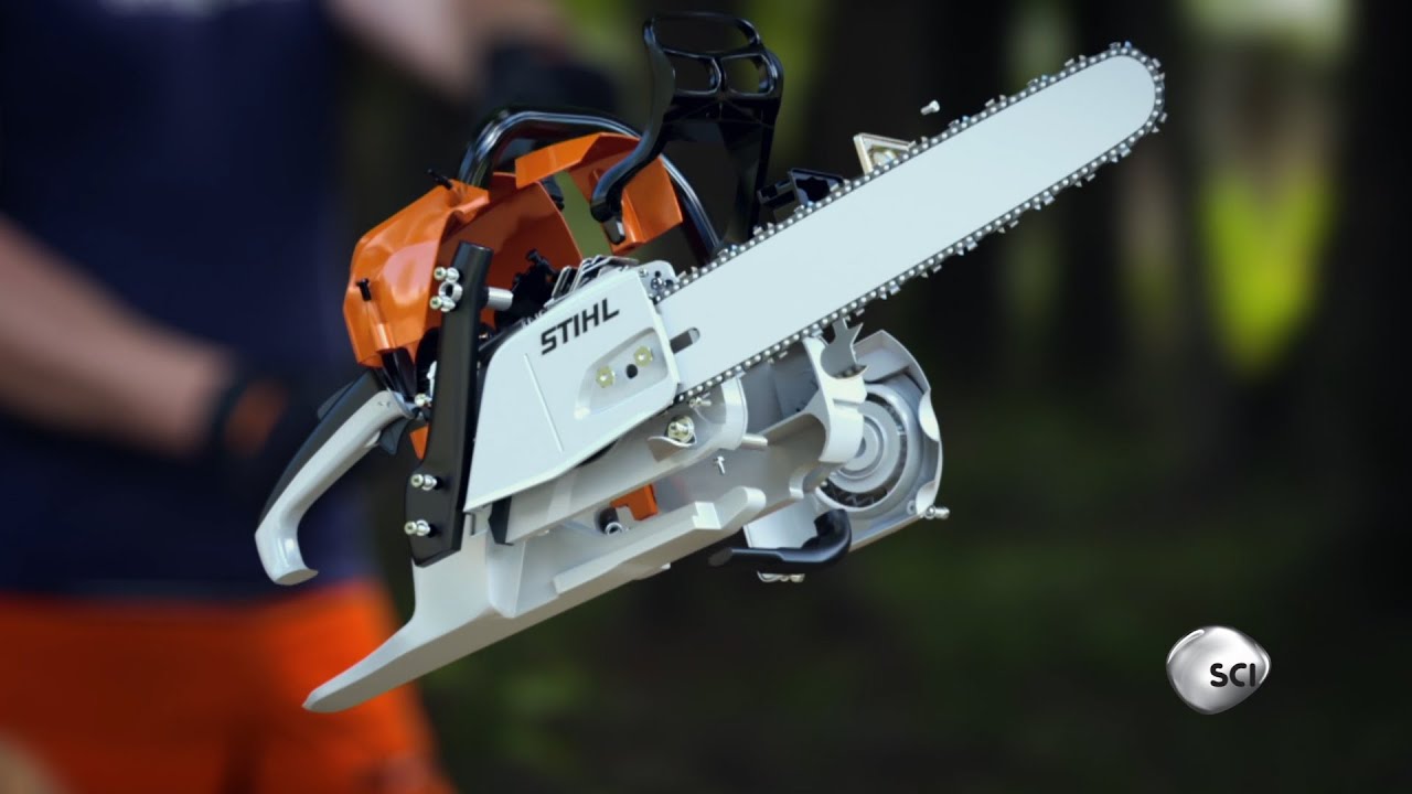 Here's how a chainsaw works