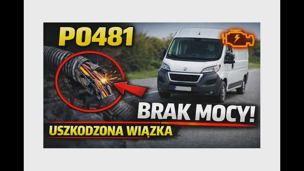 277 TEN PRZEWÓD ZABIJA MOC! P0481 w Peugeot Boxer