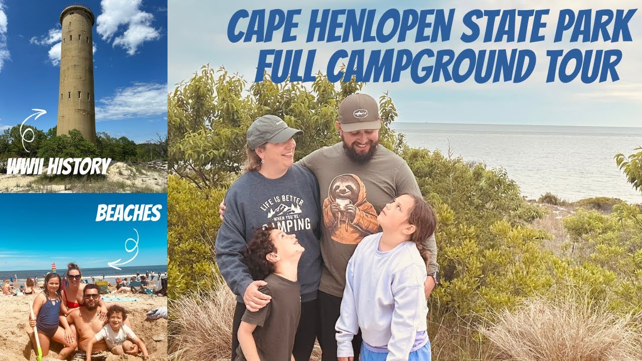 Cape Henlopen- Full Campground Tour