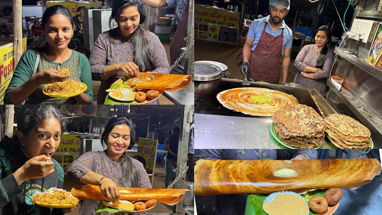 Largest and big ghee masala dosa ,vada& chicken fried rice 