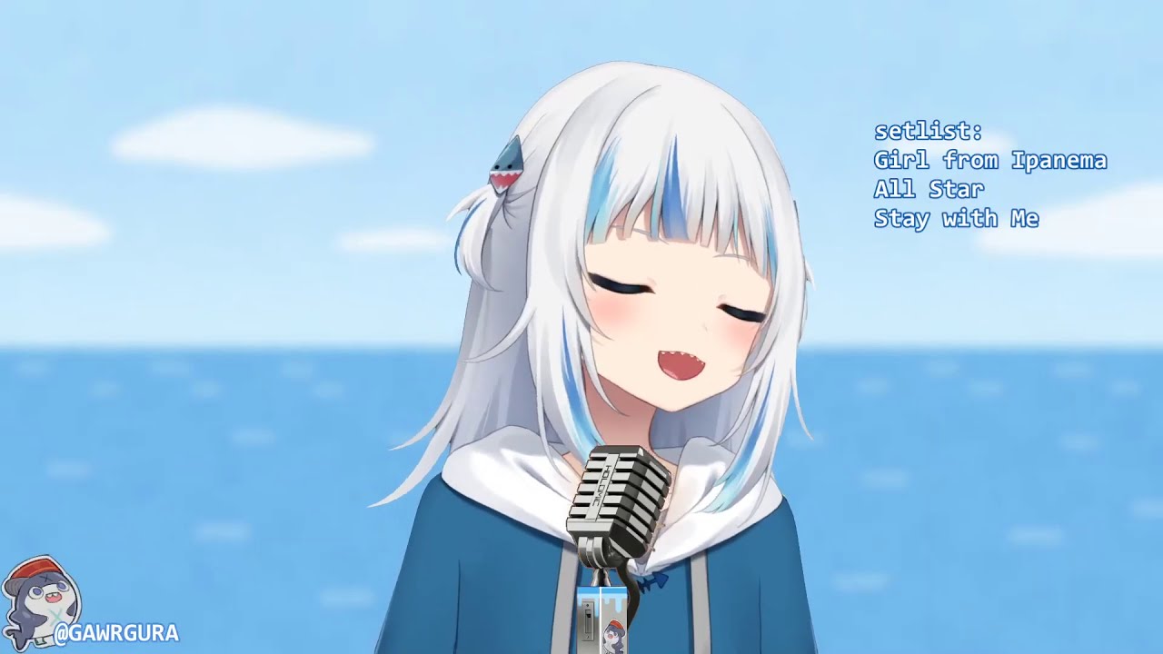Gura dedicates a song to Amelia