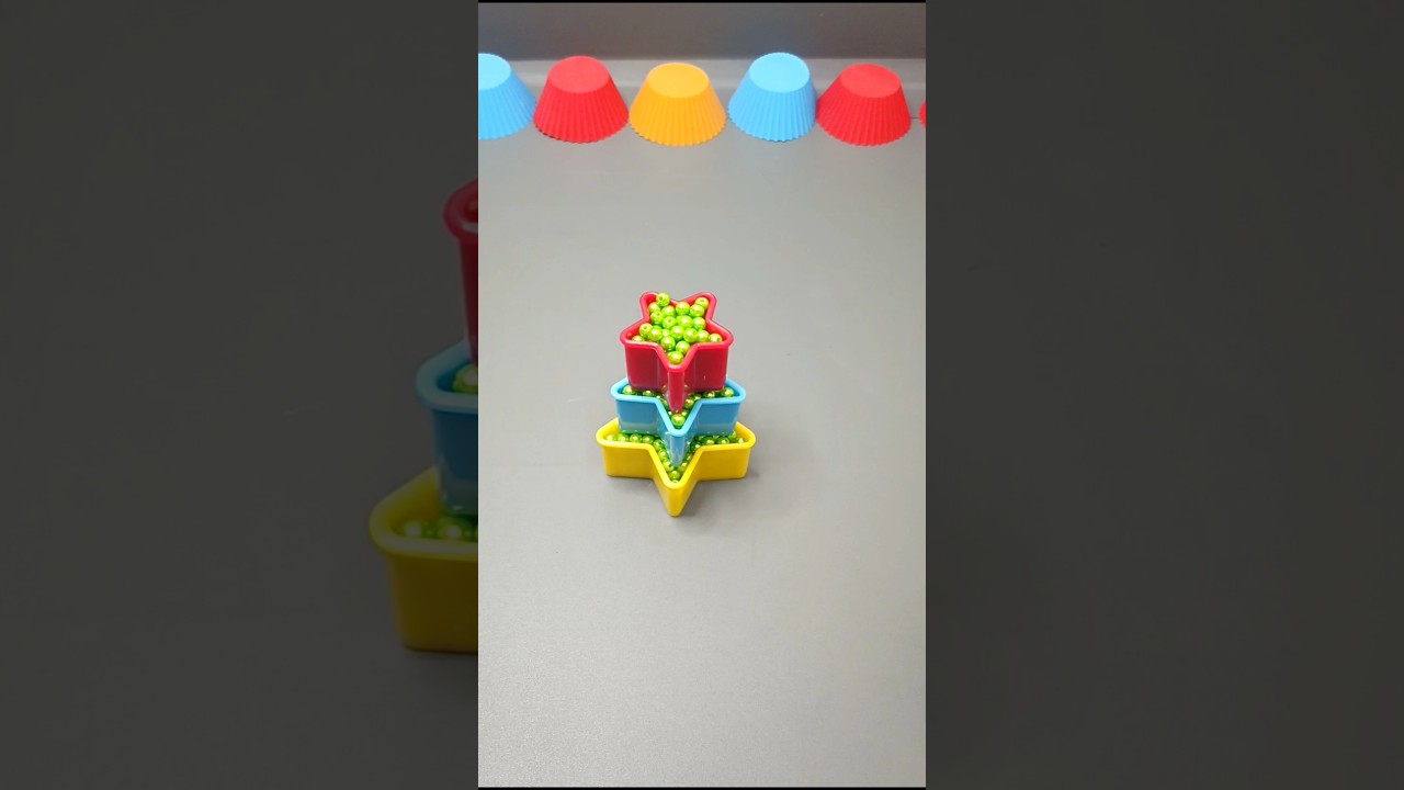ASRM Satisfying Single colour beautiful beads tower ... #shorts