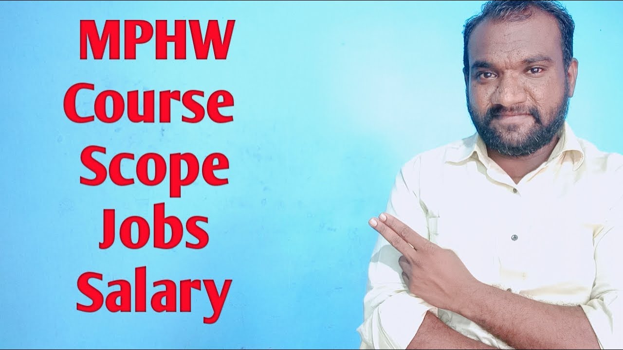 MPHW Course| Details| Job opportunities|Scope| Tamil