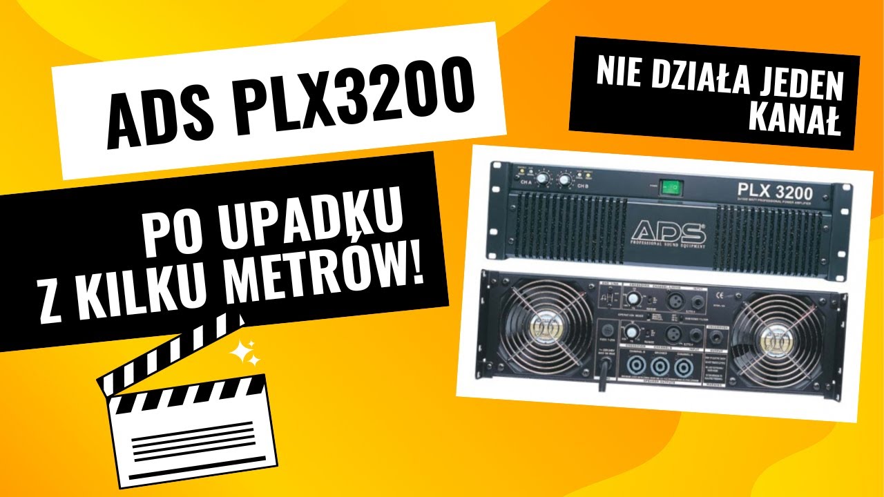 #ADS PLX3200 - Po upadku z kilku metrów nie działa jeden kanał. CO ULEGŁO USZKODZENIU ? #naprawa