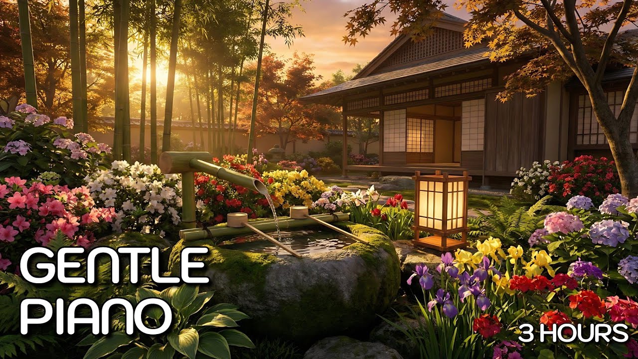 🌙 Gentle Piano for Relaxation | Reduce Stress & Anxiety Naturally (3 Hours)