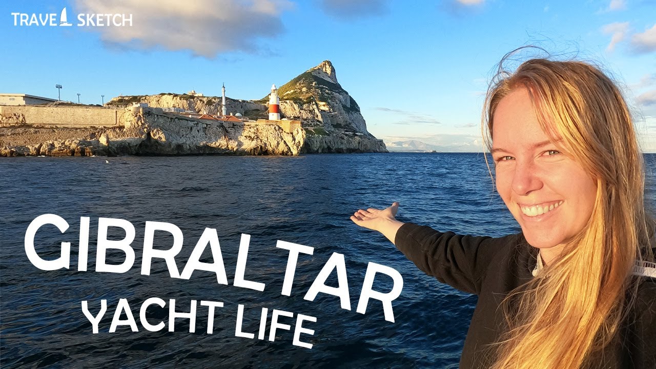 Sailing our Catamaran Back into Gibraltar!