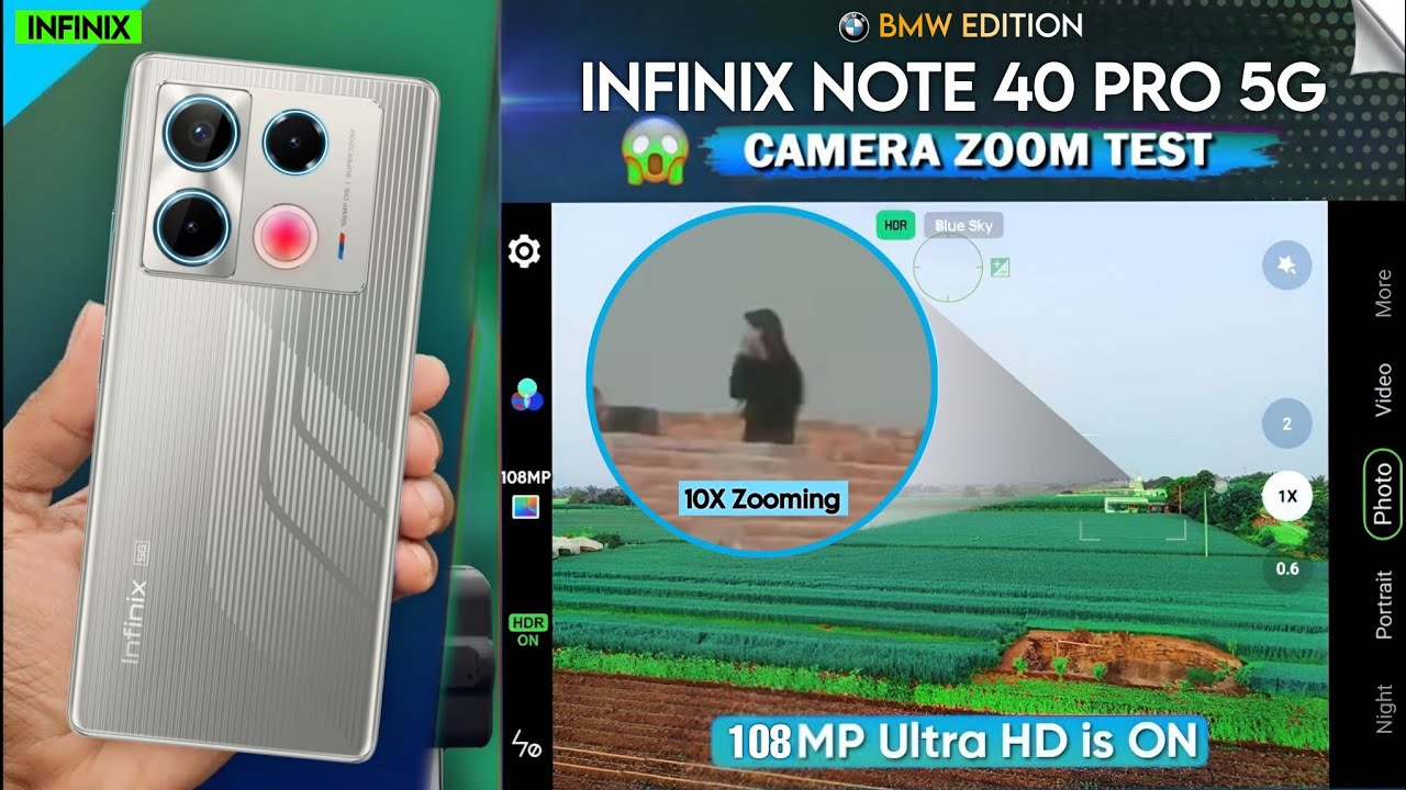 BMW Edition - Infinix Note 40 Pro 5G Zoom Test || 108MP Camera Zooming Test || Camera Zoom Test 🔥🔥