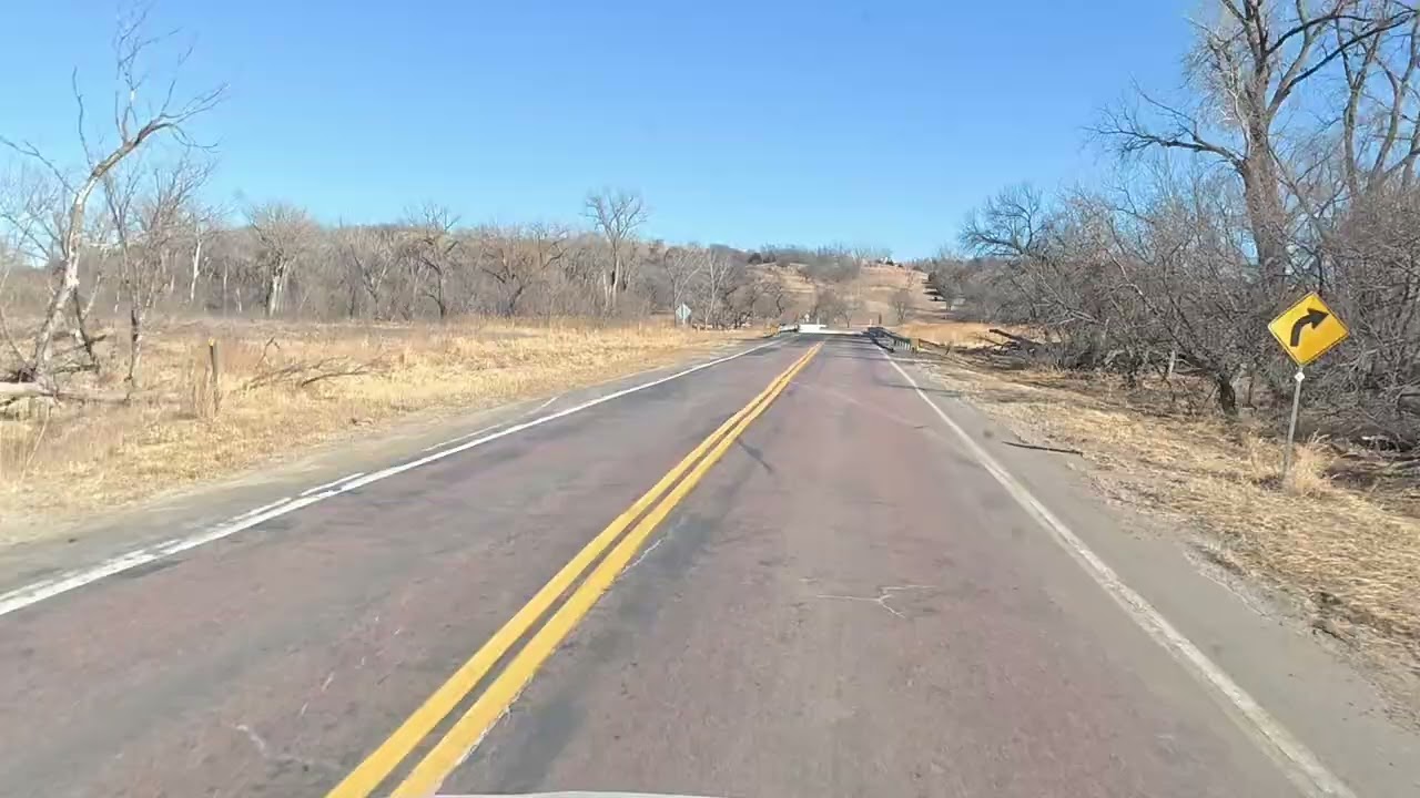 On the route again heading out of Niobrara Ne