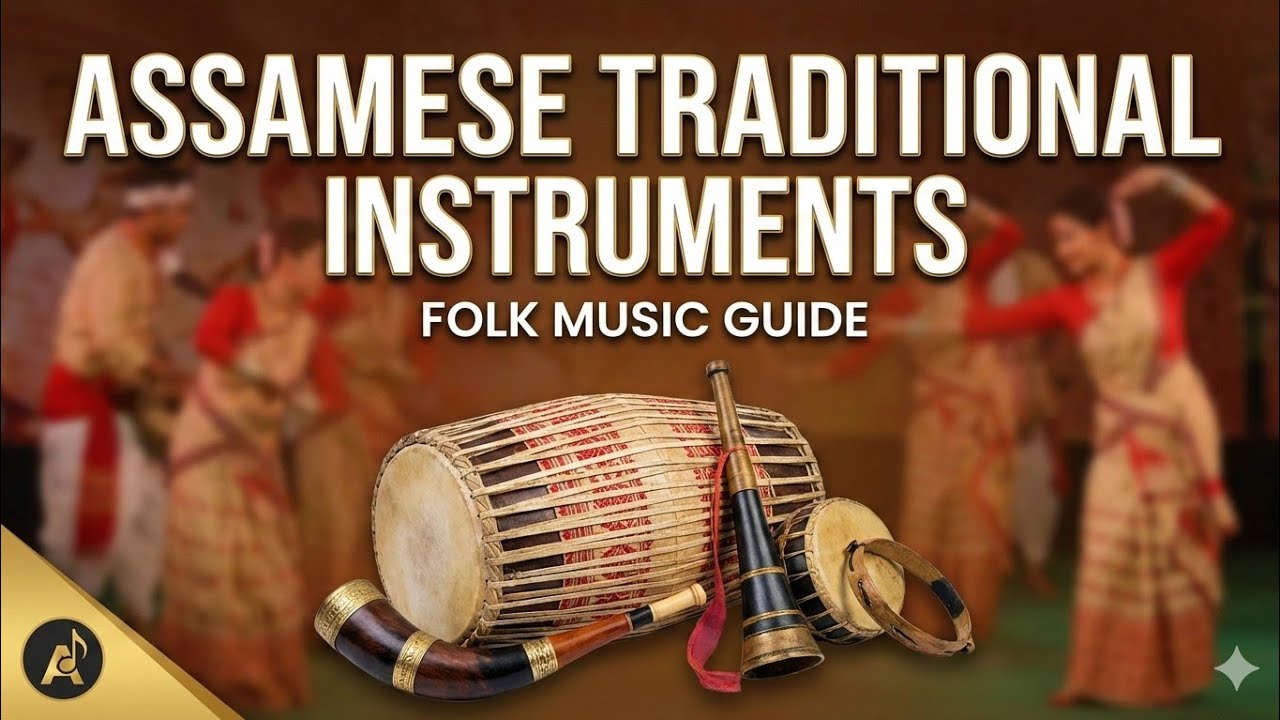 Assamese Traditional musical instruments music | BB Music Record | 