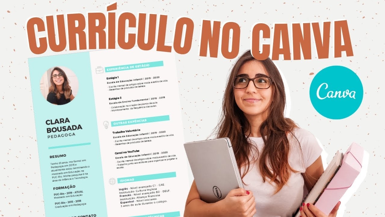 Como fazer CURRÍCULO BONITO no CANVA // Passo a Passo FÁCIL e GRATUITO✨