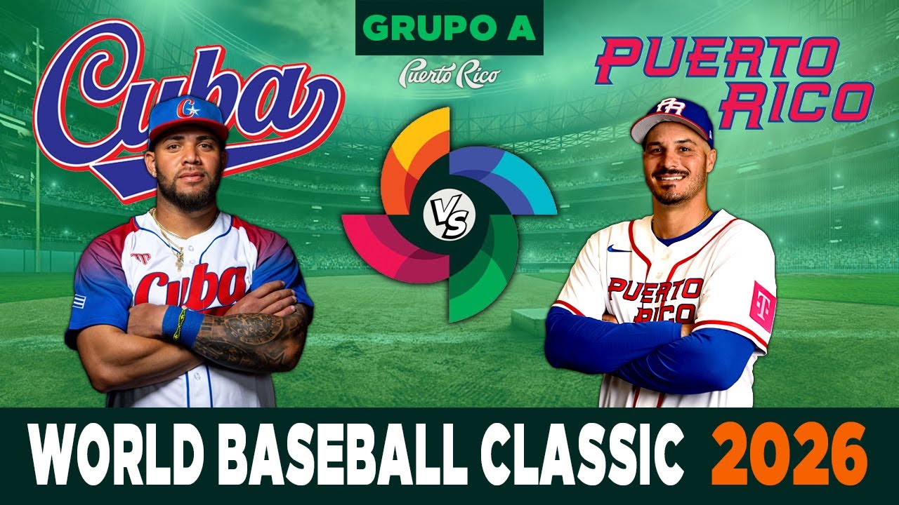EN VIVO 🔴 CUBA 🇨🇺 vs 🇵🇷 PUERTO RICO 🏆 Clásico Mundial 2026 ⚾️ Grupo A