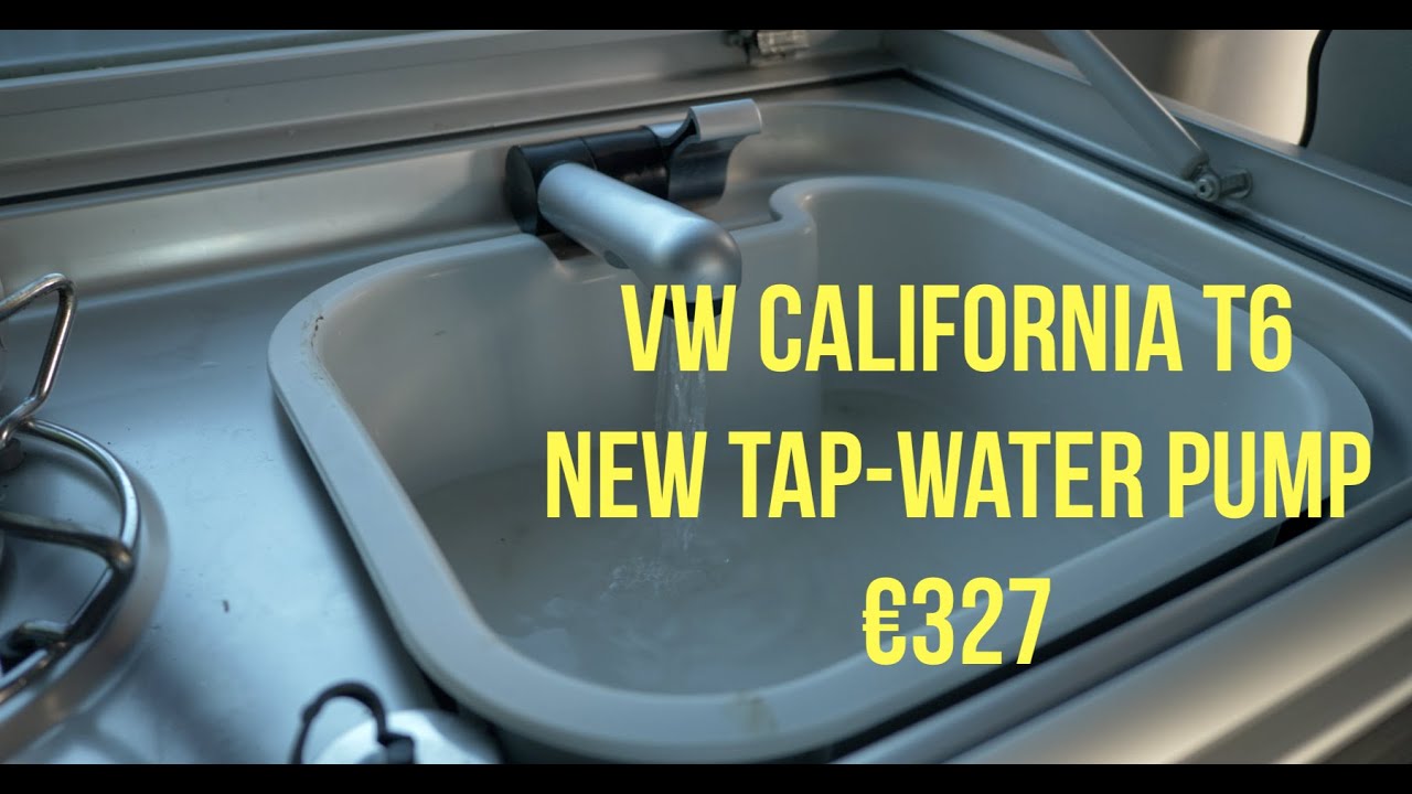 VW CALIFORNIA T6 | TAP-WATER PUMP REPLACEMENT | RIDICULOUS €327