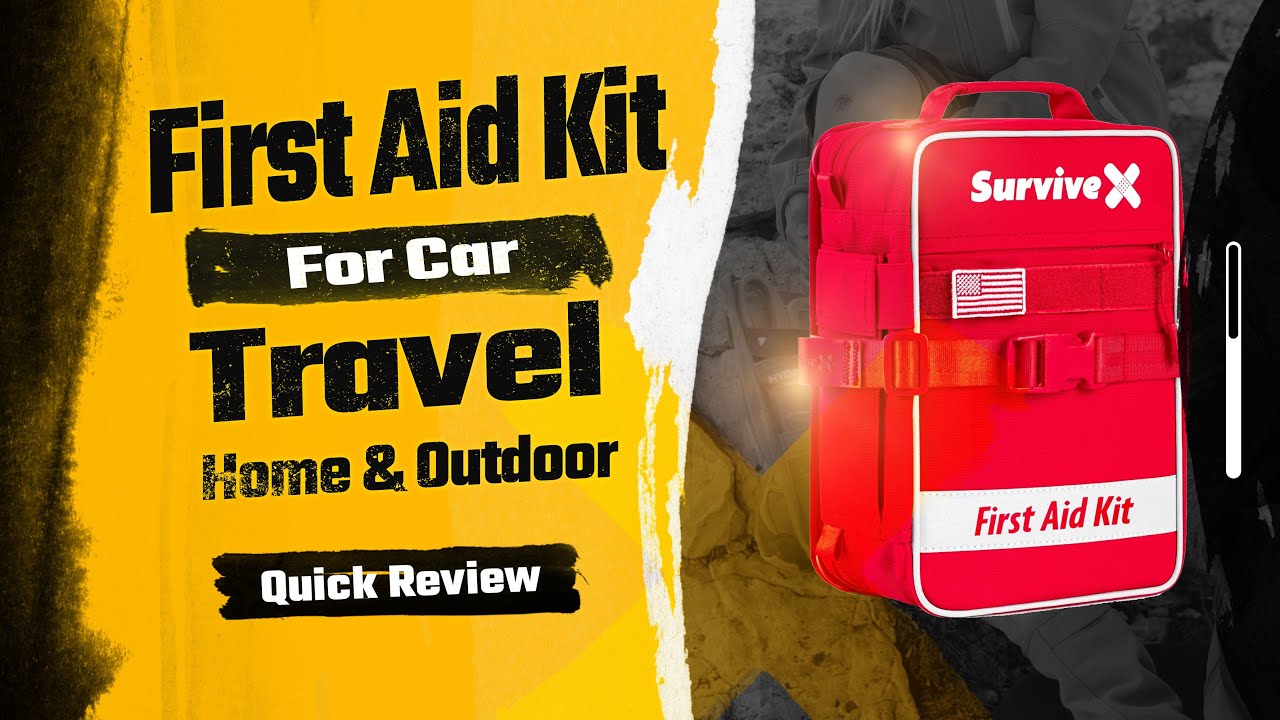 Best Large First Aid Kit for Car Travel Home & Outdoor