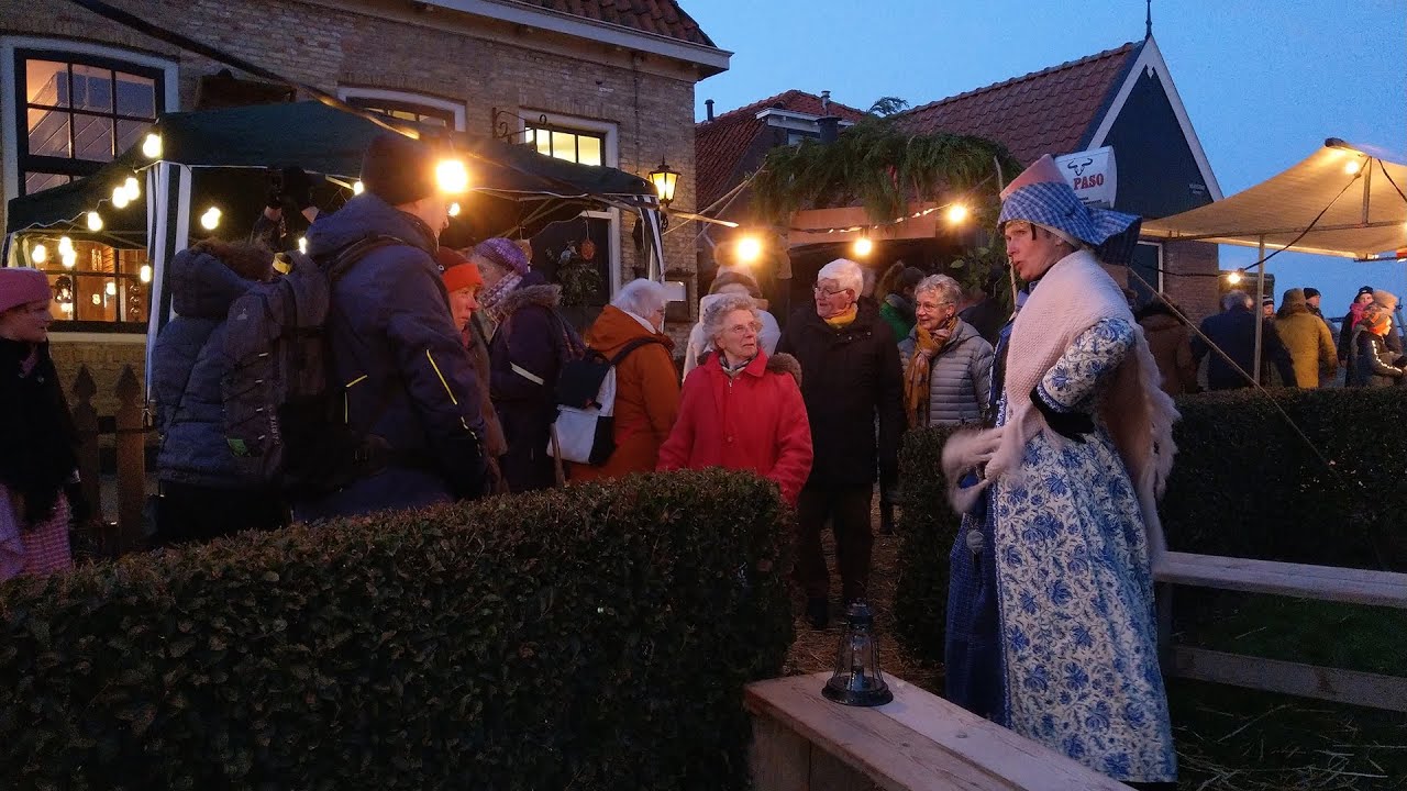 Historische wintermarkt ( kerstmarkt ) Hindeloopen 2022