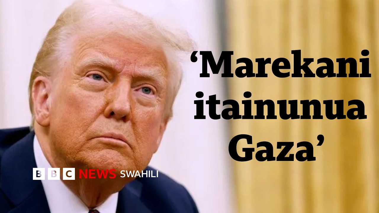 Trump asema atainunua Gaza