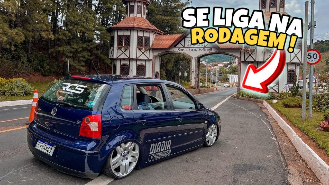 RODAGEM PARA O BGT 12 , A CIDADE DE ÁGUAS DE LINDÓIA FORRADA DE CARROS BAIXOS