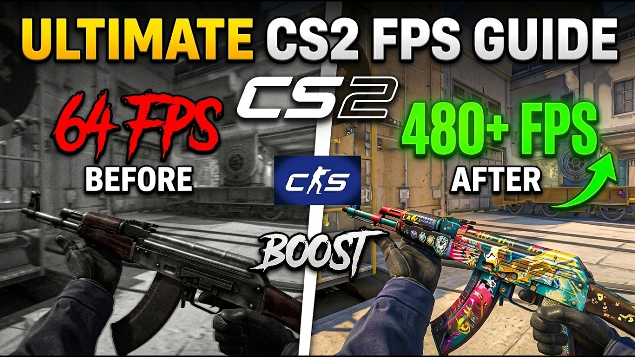 CS2 FPS Boost 2026: Best AMD, Windows & In-Game Settings