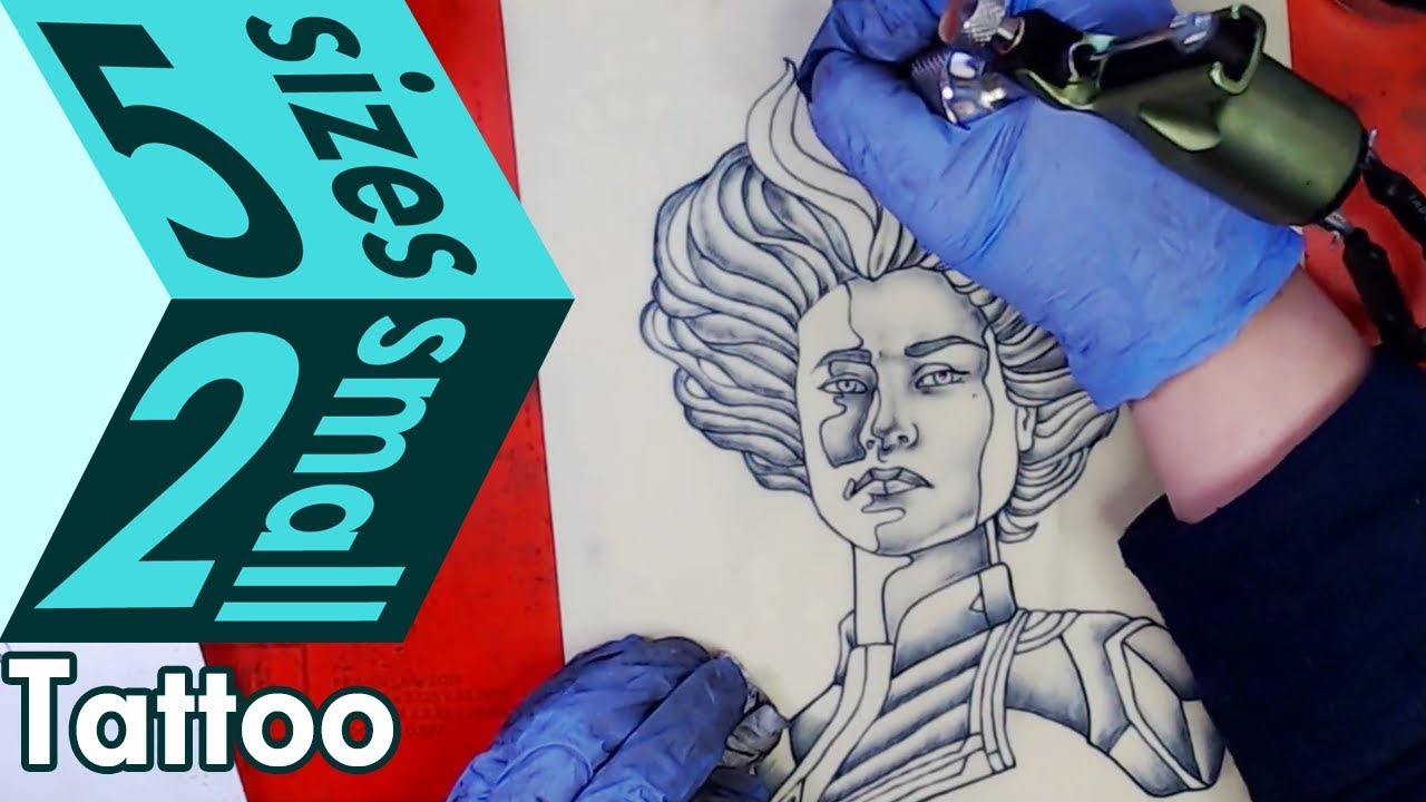 Captain Marvel - Brie Larson - Practice Tattoo on Fake Skin Developing My Style
