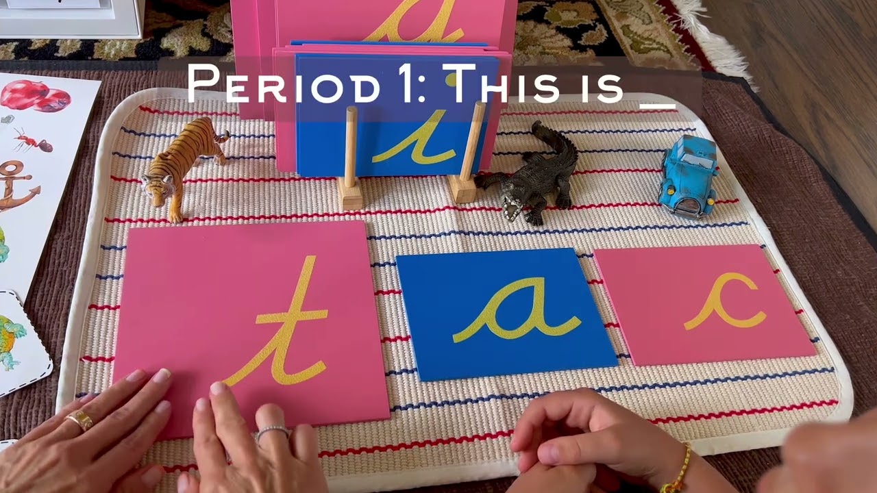 Sandpaper Letters #MontessoriLanguage Lesson Presentation