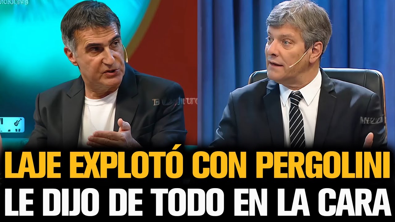 LAJE ESTALLÓ CON PERGOLINI Y LE DIJO DE TODO EN LA CARA POR MILEI