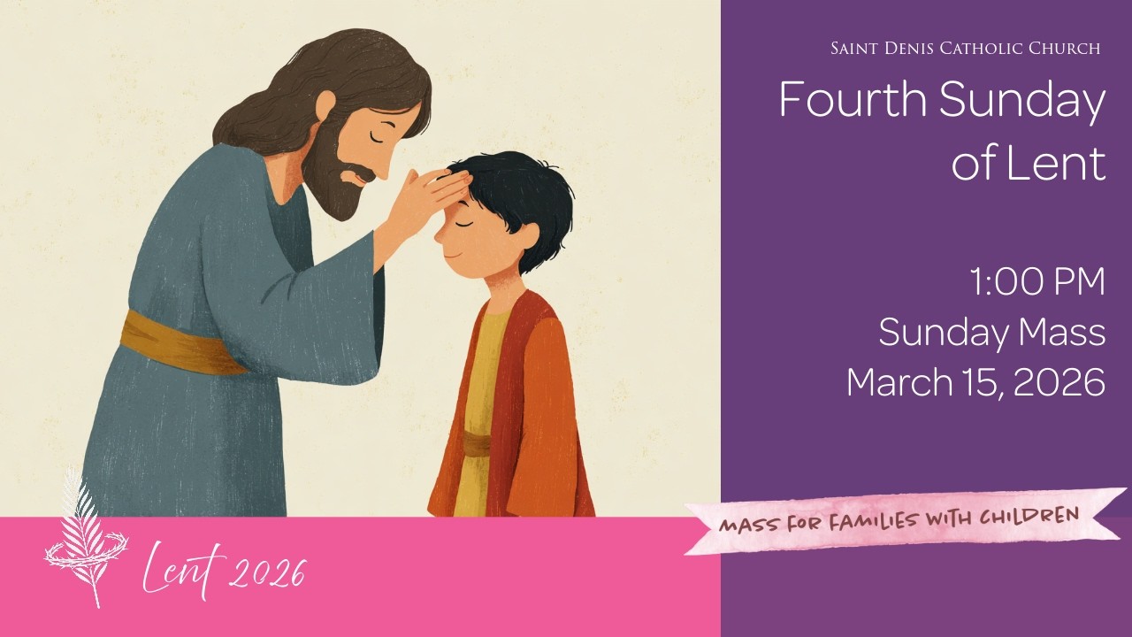 Mass, Sunday at 1:00 PM (3/15/2026)