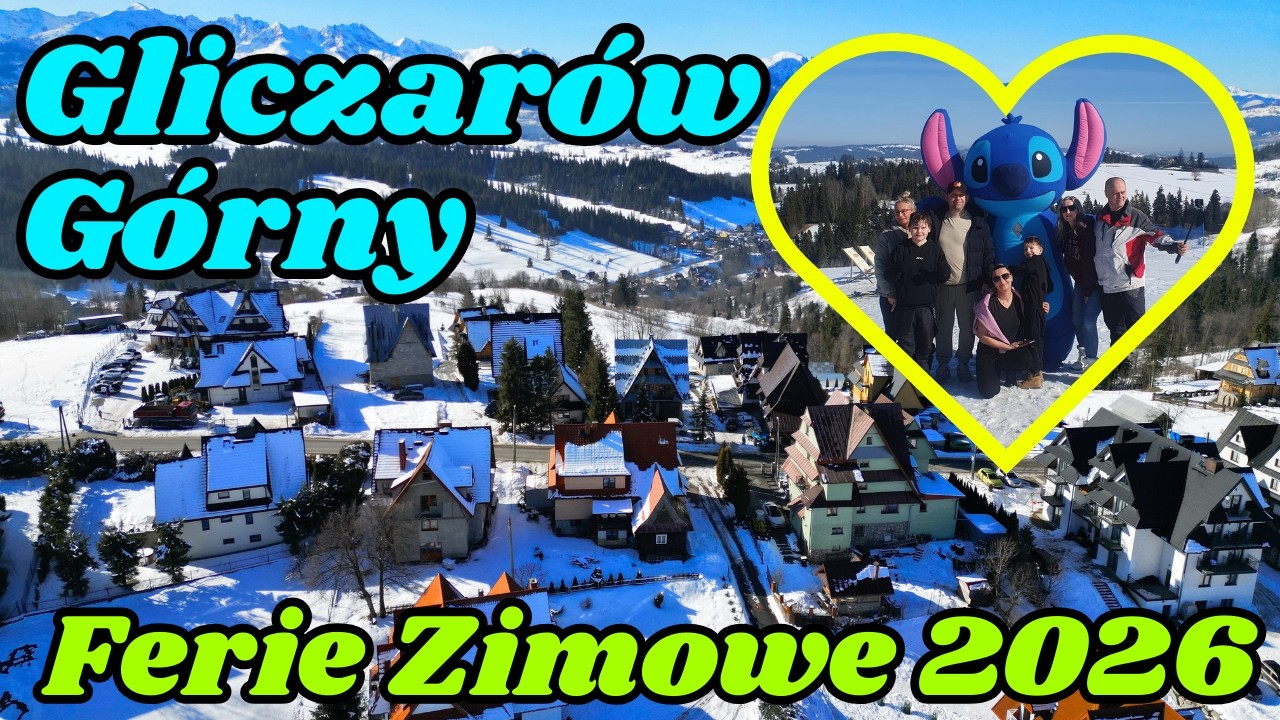 Rusiński Stok n\Narciarski🤯 Gliczarów Górny😍 Bajkowy klimat ferii zimowych Fiśkowa Dolina 2026