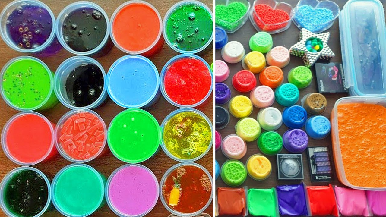 Making and Mixing Super Relaxing & Satisfying Slime ASMR