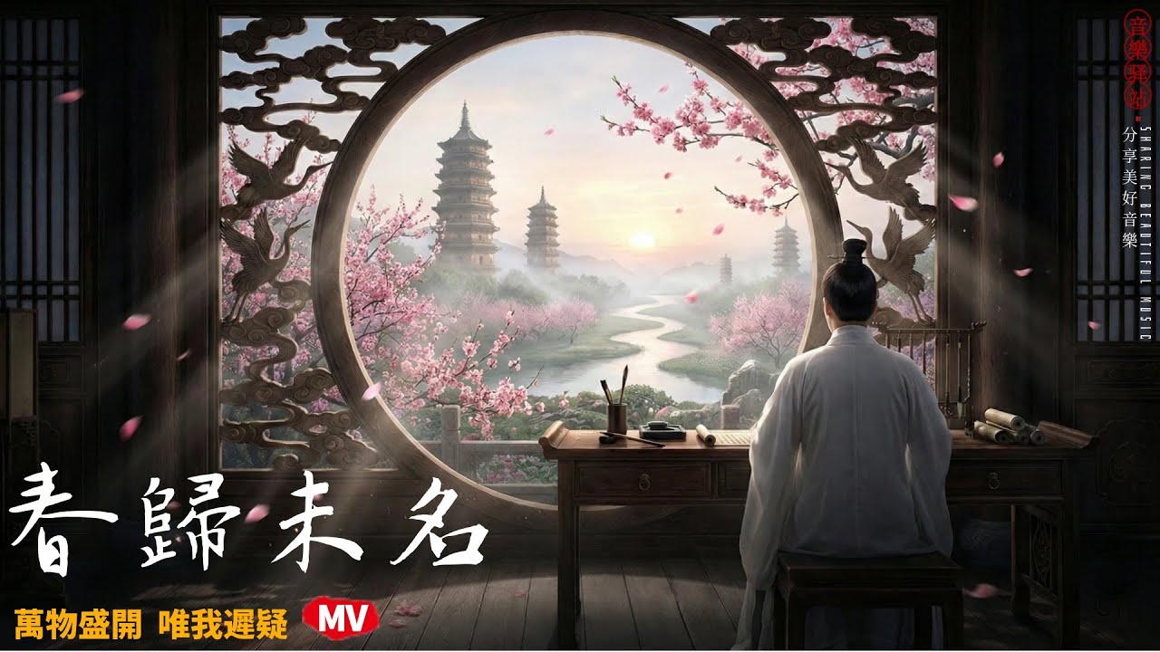 清平樂·春歸未名｜新中式美學：春光滿城，我卻無名 (Spring Returns Unnamed - Original Chinese Song & AI Cinematic Music Video)