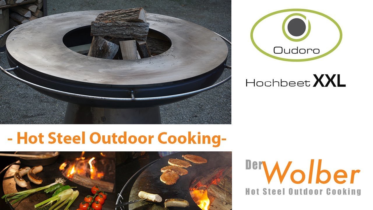 Der Wolber Hot Steel Oudoor Cooking Grillerlebnis Made in Germany