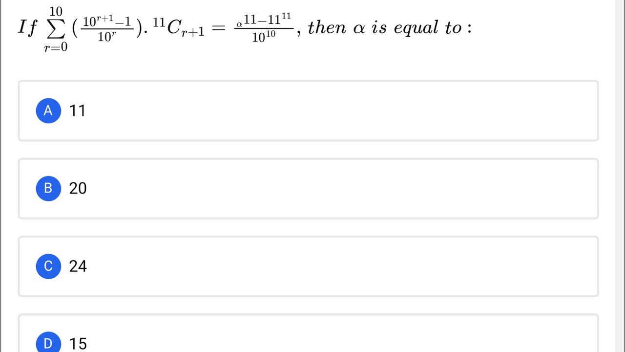 JEE mains question 2025 binomial theorem .pyq 