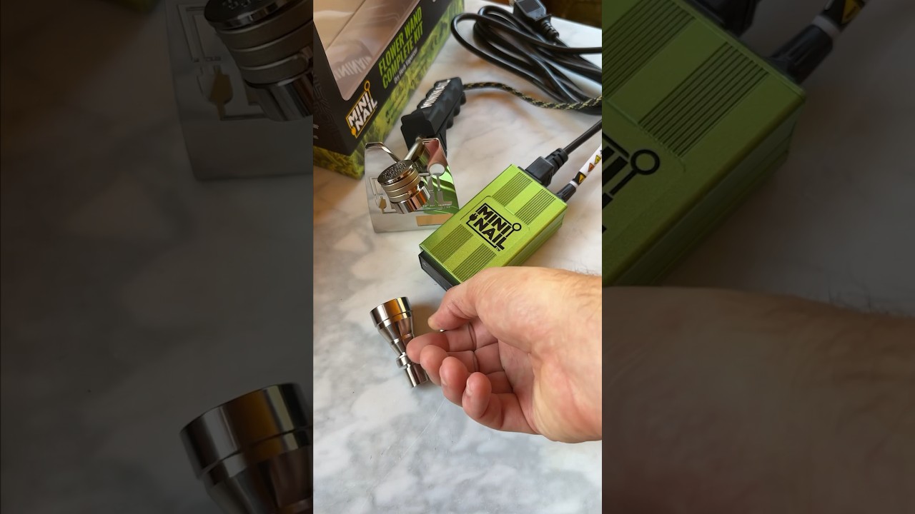 Amazing New Flower Vaporizer: MiniNail Flower Wand