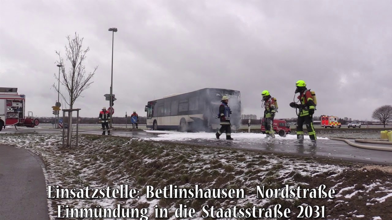 Busbrand bei Illertissen